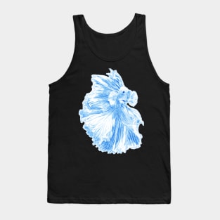 betta fish sketch Tank Top